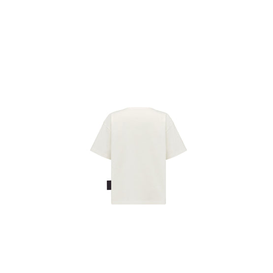 3SBM23TEEKY013 - Boy Jersey T-Shirt - 013 Blanc Lait