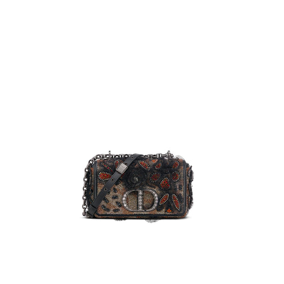 M9241BRWCM911 - Women Lambskin S Dior Caro Bag - 911 Nero/Multicolor
