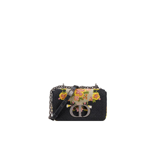 M9241BRYFM911 - Women Canvas S Dior Caro Bag - 911 Nero/Multicolor