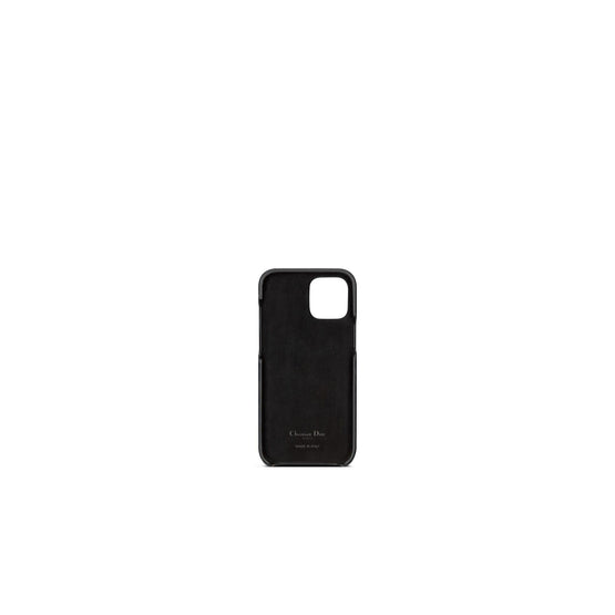 S0879ONMJM900 - Women Lambskin Lady Dior iPhone 12 Pro Max Tech Holder  - 900 Noir