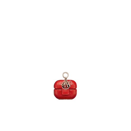 S0921ONGHM35R - Women Lambskin Lady Dior Tech Holder  - 35R Spicy Red