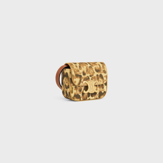Women Triomphe Canvas Mini Claude - Leopard
