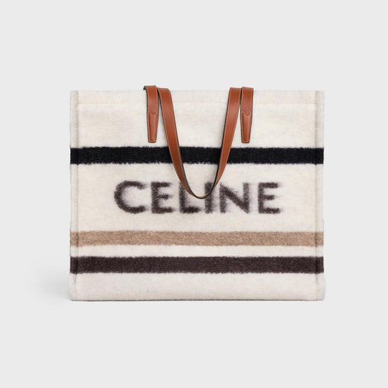 Men Large Cabas - Ecru/Black