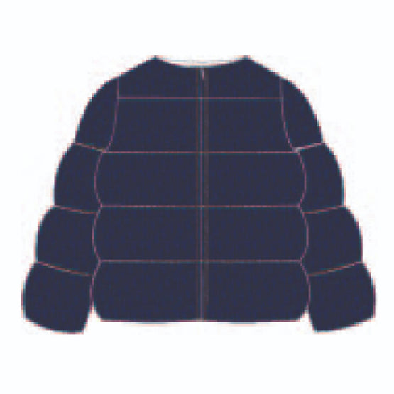 Girls Woven Puffer Coat