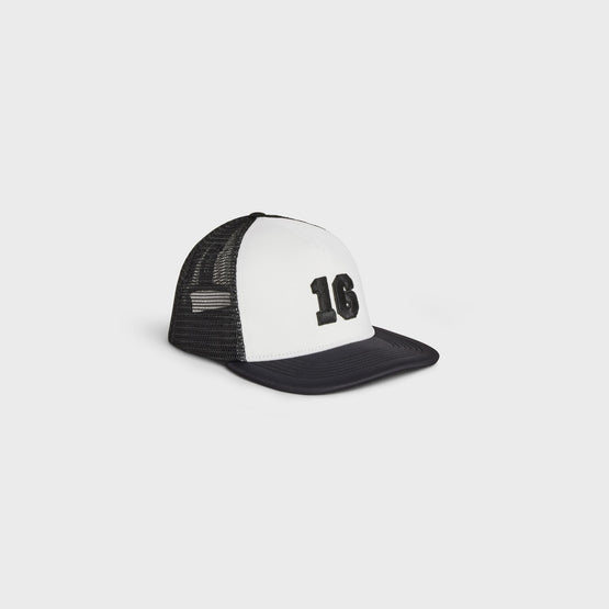 Women US Mesh 16 Scuba Casquette - White/Black
