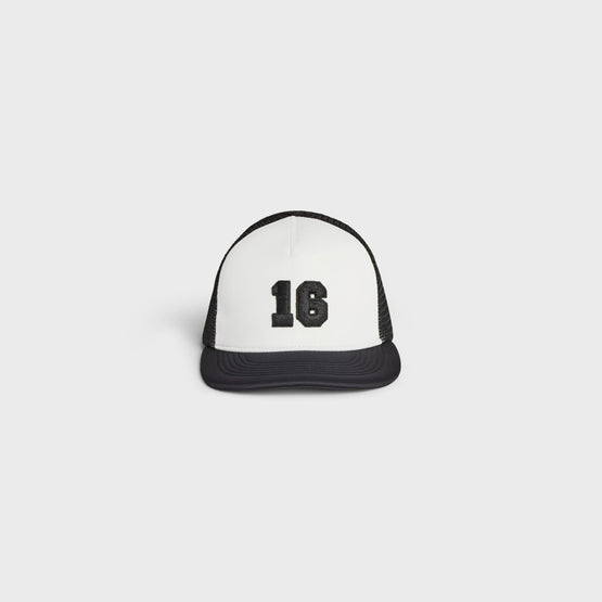 Women US Mesh 16 Scuba Casquette - White/Black