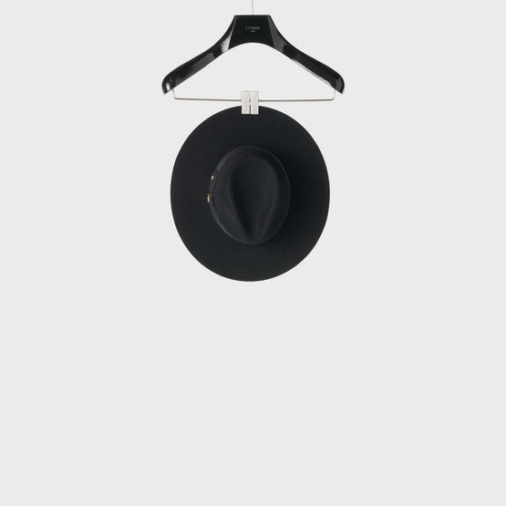 Women Feutre Traditionnel Fedora - Black