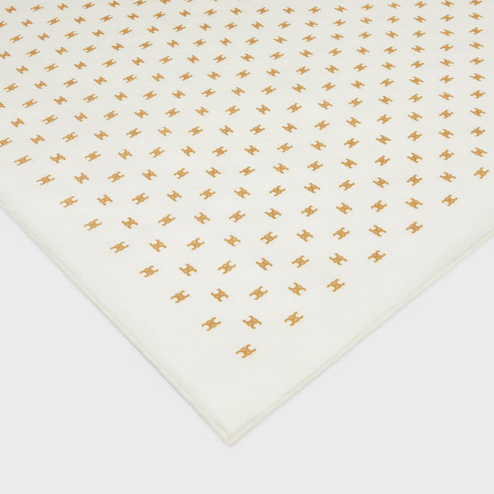 Women Soie Triomphe Echelle Square Twill (90X90cm) - Crème/Mordoré