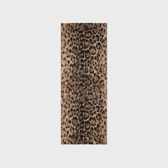 Women Etamine Cachemire Leopard Etole - Brun