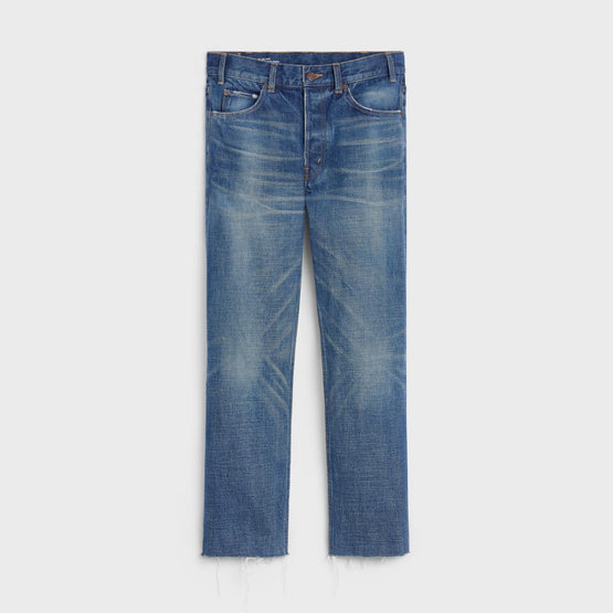Women Cropped Classic Denim Ri Polly Jeans - Dark Union Wash