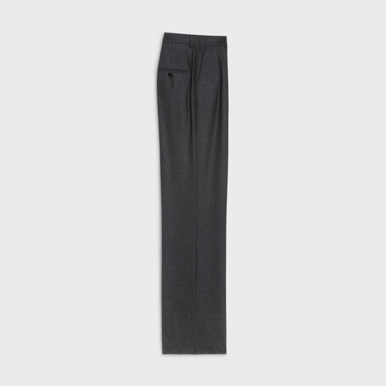 Women 2 Plis Cashmere Flannel Tixie Pantalon - Anthracite