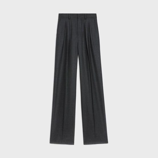 Women 2 Plis Cashmere Flannel Tixie Pantalon - Anthracite
