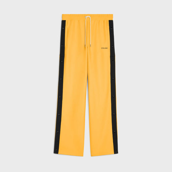 Men Large Pressions Celine Double-Face Jersey Jogging - Golden Yellow/Black