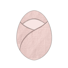 New Born Girl Woven Bunting