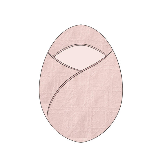 New Born Girl Woven Bunting