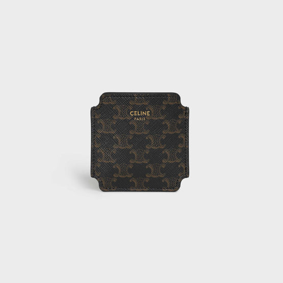 Sterling & Triomphe Canvas Ashtray with Pouch - Silver