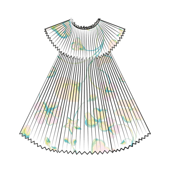 New Born Girl Woven Dress + Bloomers