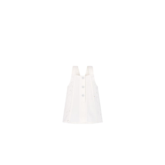 New Born Girl Woven Dress + Bloomers