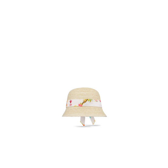 New Born Girl Woven Straw Hat