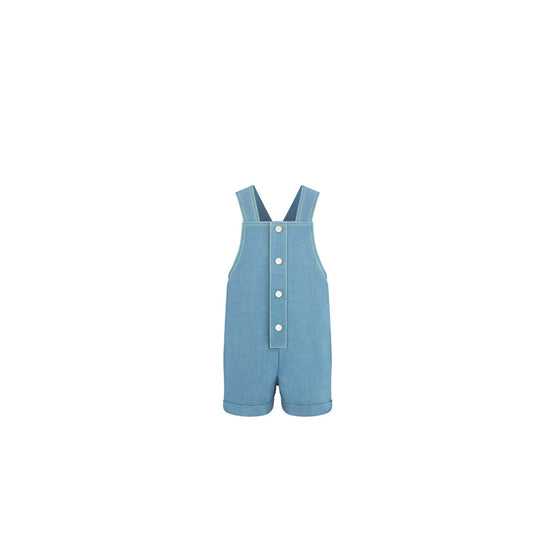 New Born Boy Woven Overall