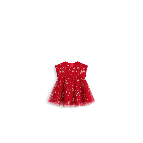New Born Girl Woven Dress + Bloomers