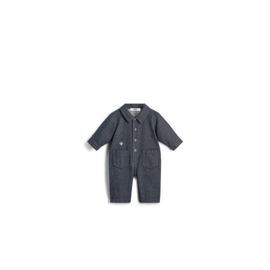 New Born Boy Woven Overall