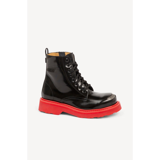Women Kenzosmile Lace-Up Boots - Black