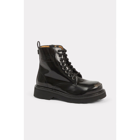 Women Kenzosmile Lace-Up Boots - Black