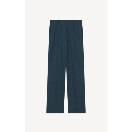 Women Tailored Cropped Pant - Midnight Blue