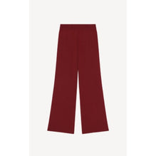 Women Crest Logo Flare Pants - Bordeaux