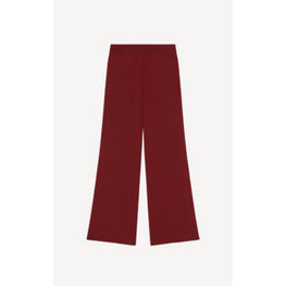 Women Crest Logo Flare Pants - Bordeaux