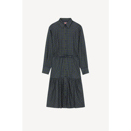Women Midi Shirting Dress - Dark Khaki