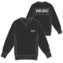 Men Kenzo Paris Oversize Sweat - Black