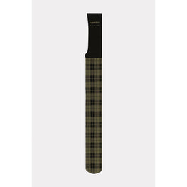 Women Check Stockings - Dark Khaki