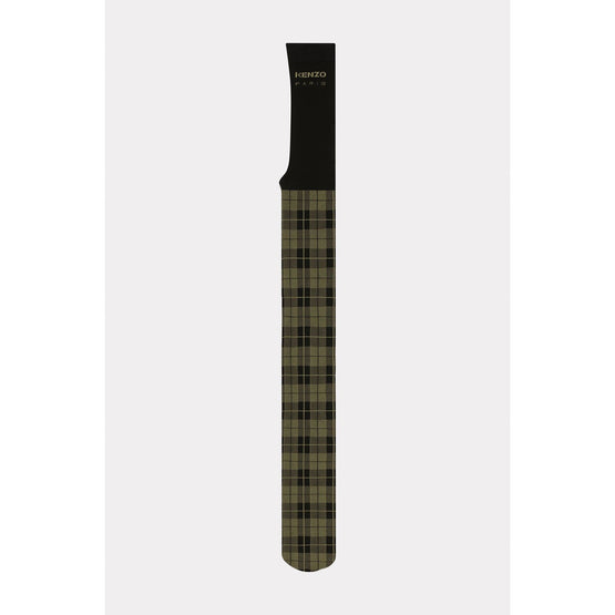 Women Check Stockings - Dark Khaki