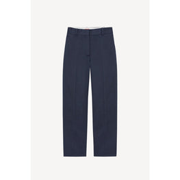 Women Tailored Cropped Pant - Midnight Blue