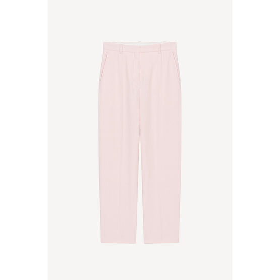 Women Tailored Cropped Pant - Faded Pink