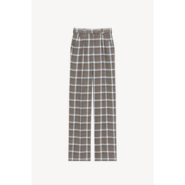 Women Tailored Wide Pant - Middle Grey