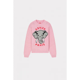 Women Rws - Kenzo Elephant Jumper - Faded Pink