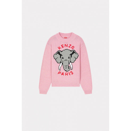 Women Rws - Kenzo Elephant Jumper - Faded Pink