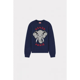 Women Rws - Kenzo Elephant Jumper - Midnight Blue