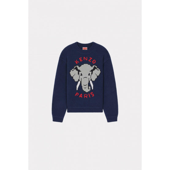 Women Rws - Kenzo Elephant Jumper - Midnight Blue