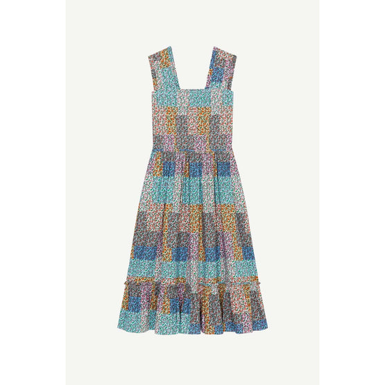 Women Midi Dress - Multicolor