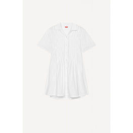Women Short Shirting Dress - Off White