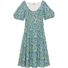 Women Midi Dress - Cyan