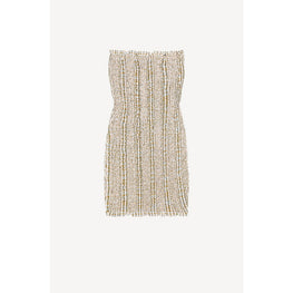 Women Bustier Smocked Dress - Grass Green