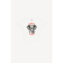 Women Ken Zo Relax T-Shirt - Off White