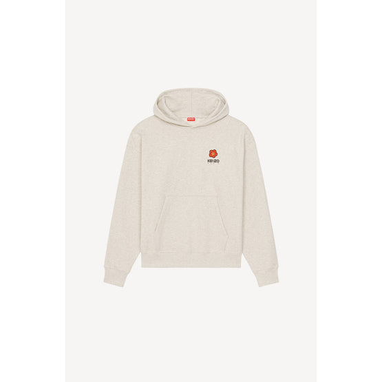 Men Boke Flower Oversized Hoodie - Pale Grey