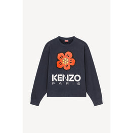 Men Boke Flower Sweatshirt - Midnight Blue