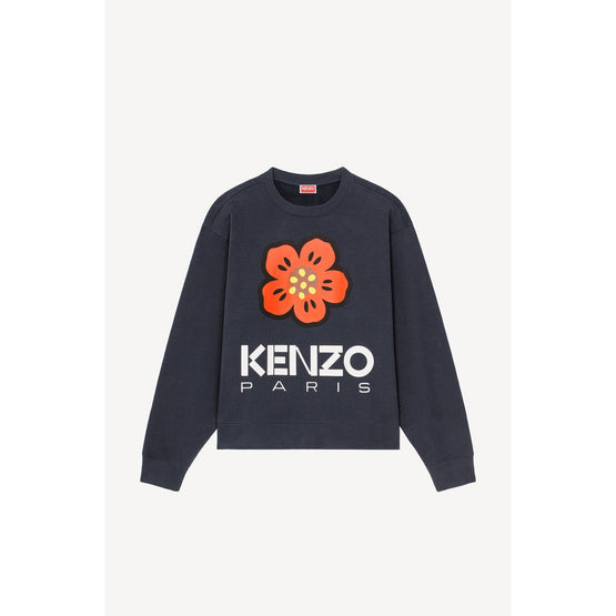 Men Boke Flower Sweatshirt - Midnight Blue